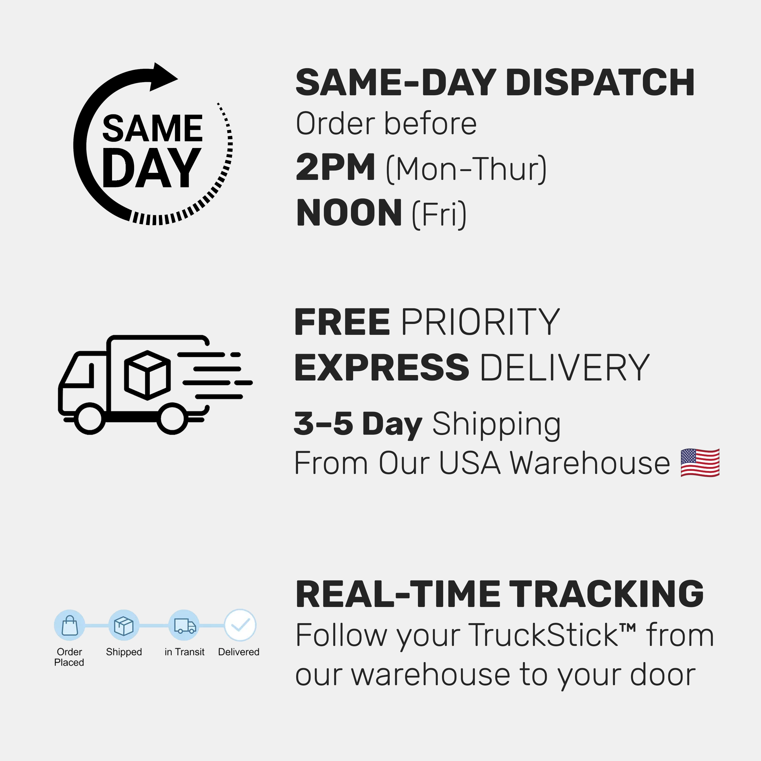 TruckStick™ Pro + Mounting Clips