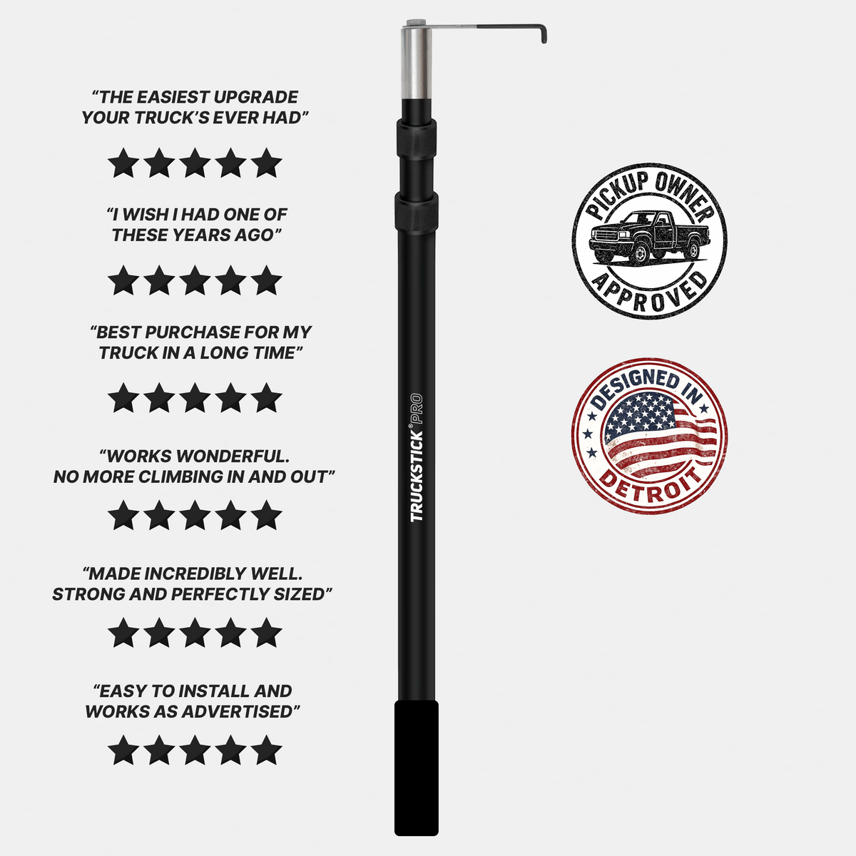 TruckStick™ Pro - The #1 Cargo Retriever for Pickup Trucks